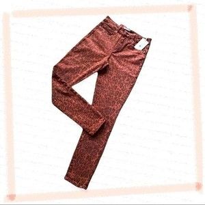 JOE’S JEANS The Charlie Skinny Ankle Leopard Print Size 26 NWT MSRP$188